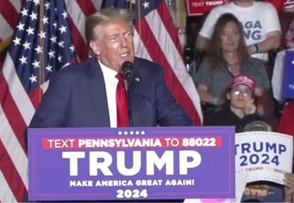 Trump in Erie, PA: ‘Time to take the gloves off’